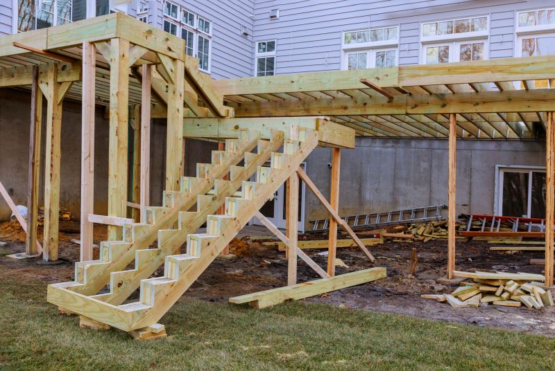 Ground Level Deck Construction in Worcester, MA